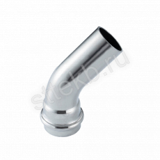 Угольник 45° (раструб–труба) нержавеющая сталь 22*22 22x22 Gappo G1112.2222 - Сантехтрейд - Интернет-магазин сантехники г. Екатеринбург