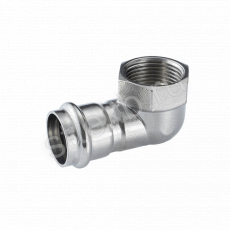 Угольник с переходом на внутреннюю резьбу нержавеющая сталь 22x1/2" 22x1/2" Gappo G1115.2204 - Сантехтрейд - Интернет-магазин сантехники г. Екатеринбург