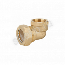 Угольник обжимной с внутренней резьбой  15 х 1/2" Gappo G1253.1504 - Сантехтрейд - Интернет-магазин сантехники г. Екатеринбург