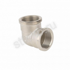 Угольник 90° ВР-ВР, никелированный  3/4" х 1/2" Gappo G2206.0504 - Сантехтрейд - Интернет-магазин сантехники г. Екатеринбург