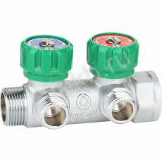 Коллектор регулирующий «ПЛОСКОЕ УПЛОТНЕНИЕ» ВР-НР  3/4"x1/2"х2 вых Gappo G1001.02 - Сантехтрейд - Интернет-магазин сантехники г. Екатеринбург