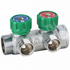 Коллектор регулирующий «ЕВРОКОНУС» ВР-НР  1"x3/4"x2 вых Gappo G1002.02 - Сантехтрейд - Интернет-магазин сантехники г. Екатеринбург