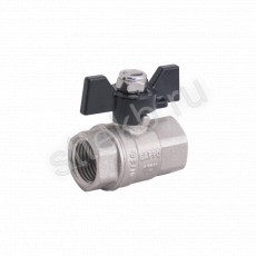 Кран шаровой полнопроходной ВР-ВР,бабочка из алюминия  1/2" x 1/2" Gappo G224.04 - Сантехтрейд - Интернет-магазин сантехники г. Екатеринбург