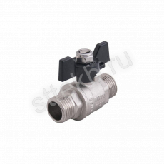 Кран шаровой полнопроходной НР-НР, бабочка из алюминия  1/2" x 1/2" Gappo G228.04 - Сантехтрейд - Интернет-магазин сантехники г. Екатеринбург