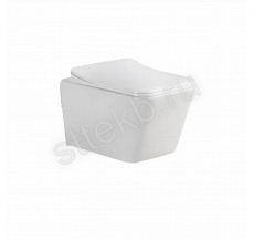 Унитаз подвесной Knois KN9722002 безободковый, с крышкой 53,5х36х30,5 см. - Сантехтрейд - Интернет-магазин сантехники г. Екатеринбург