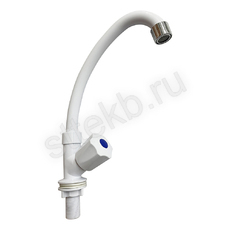 Смеситель ROEGEN RY523A моно, 1/2" м/к, ABS, белый, вентиль Мария L2 - Сантехтрейд - Интернет-магазин сантехники г. Екатеринбург