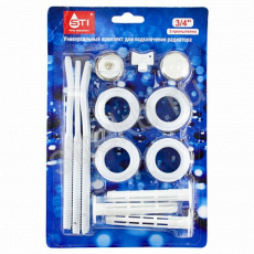 Комплект переходн. 1"х3/4" в блистере с 3 кроншт. - Сантехтрейд - Интернет-магазин сантехники г. Екатеринбург