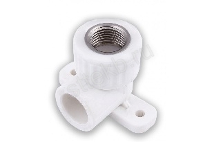 ПП Угольник с креплением ВР DN 25-3/4" (60/15) - Сантехтрейд - Интернет-магазин сантехники г. Екатеринбург