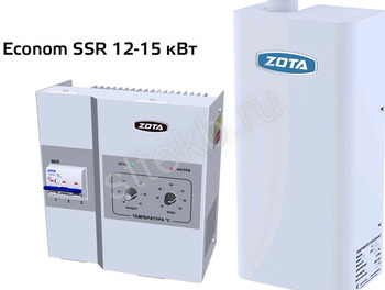 Электрокотел  ZOTA - 12 "Econom SSR" V2 ПУ на твердотельных реле (в комплекте) без кабеля - Сантехтрейд - Интернет-магазин сантехники г. Екатеринбург