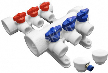 ПП Коллекторная группа 32х20 на 2 выхода (4/1) - Сантехтрейд - Интернет-магазин сантехники г. Екатеринбург