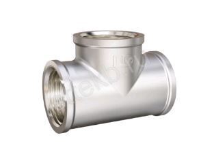 Тройник 1 1/4" DN32 ВР/ВР/ВР латунь никель  LD - Сантехтрейд - Интернет-магазин сантехники г. Екатеринбург