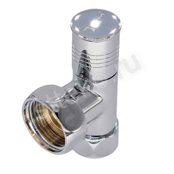 Вентиль угл. 1"х3/4" г/г ручка-цилиндр для п/с хром. СТМ ТЕРМО - Сантехтрейд - Интернет-магазин сантехники г. Екатеринбург