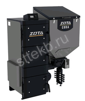 Автоматический котел ZOTA CUBA 25 (котел   бункер   шнек) - Сантехтрейд - Интернет-магазин сантехники г. Екатеринбург