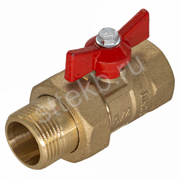 Кран шар. для воды 1/2" с накид. гайкой бабочка ГАЛЛОП 132 - Сантехтрейд - Интернет-магазин сантехники г. Екатеринбург