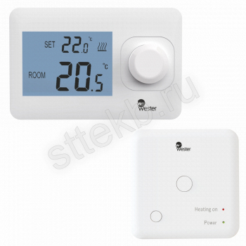 Термостат электронный беспроводной Wester RT02RF - Сантехтрейд - Интернет-магазин сантехники г. Екатеринбург