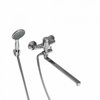 Смеситель для ванны GROSS AQUA Mini 7210213-35F с длинным изливом 350 мм (8) - Сантехтрейд - Интернет-магазин сантехники г. Екатеринбург