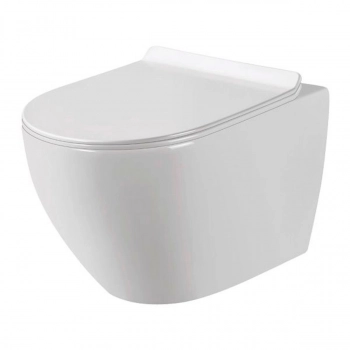 SOLE Унитаз подвесной PANDORA с крышкой Soft-close БЕЗОБОДКОВЫЙ Ш-367, Д-500, В-320 - Сантехтрейд - Интернет-магазин сантехники г. Екатеринбург