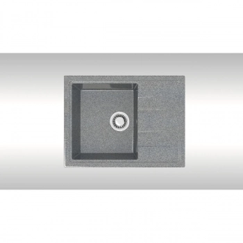 Мойка глянцевая Анастасия Z150Q8 Тёмно-серый Granit BERGG  570х460х215мм - Сантехтрейд - Интернет-магазин сантехники г. Екатеринбург
