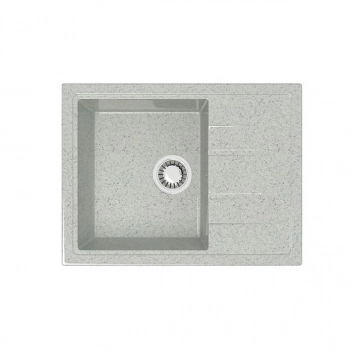Мойка глянцевая Анастасия Z150Q10 Светло серая Granit BERGG 570х460х215мм - Сантехтрейд - Интернет-магазин сантехники г. Екатеринбург