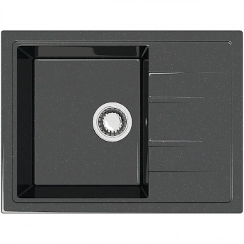 Мойка глянцевая Анастасия Z150Q4 Черная Granit BERGG  570х460х215мм - Сантехтрейд - Интернет-магазин сантехники г. Екатеринбург