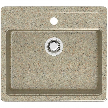 Мойка глянцевая Джеки Z9Q5 Песочный Granit BERGG Д-570мм, Ш-505мм, Г-200мм - Сантехтрейд - Интернет-магазин сантехники г. Екатеринбург