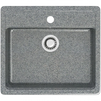 Мойка глянцевая Джеки Z9Q8 Тёмно-серый Granit BERGG Д-570мм, Ш-505мм, Г-200мм - Сантехтрейд - Интернет-магазин сантехники г. Екатеринбург