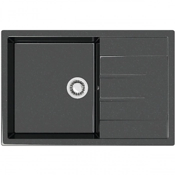 Мойка глянцевая Джоли Z161Q4 Черный Granit BERGG Д-750мм, Ш-505мм, Г-218мм - Сантехтрейд - Интернет-магазин сантехники г. Екатеринбург