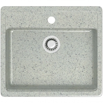 Мойка глянцевая Джеки Z9Q10 Светло-серый Granit BERGG Д-570мм, Ш-505мм, Г-200мм - Сантехтрейд - Интернет-магазин сантехники г. Екатеринбург