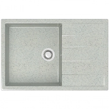Мойка глянцевая Джоли Z161Q10 Светло-серый Granit BERGG Д-750мм, Ш-505мм, Г-218мм - Сантехтрейд - Интернет-магазин сантехники г. Екатеринбург