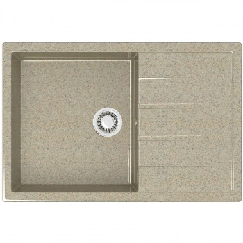 Мойка глянцевая Джоли Z161Q5 Песочный Granit BERGG Д-750мм, Ш-505мм, Г-218мм - Сантехтрейд - Интернет-магазин сантехники г. Екатеринбург