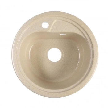 Мойка AGATA AG1C5 Песочная 440х190 мм кварцевая круглая глянцевая - Сантехтрейд - Интернет-магазин сантехники г. Екатеринбург