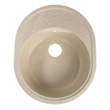 Мойка AGATA AG3C10 Бежевая 570х465х180 мм кварцевая овальная глянцевая - Сантехтрейд - Интернет-магазин сантехники г. Екатеринбург