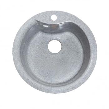 Мойка AGATA AG2C3 Серая 475х200мм кварцевая круглая глянцевая - Сантехтрейд - Интернет-магазин сантехники г. Екатеринбург