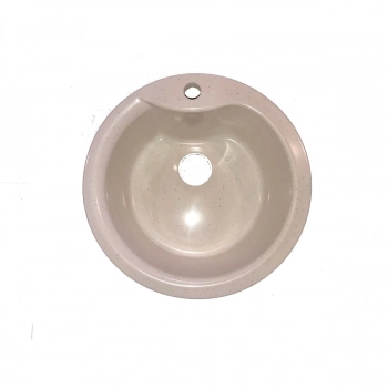 Мойка AGATA AG2C8 Белая 475х200 мм кварцевая круглая глянцевая - Сантехтрейд - Интернет-магазин сантехники г. Екатеринбург