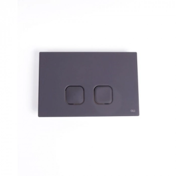 Кнопка механическая двойная PLAIN soft touch, пластик, черный, Oliveira 070829  (120/120PLUS/74/80/EXPERT/QUADRO) - Сантехтрейд - Интернет-магазин сантехники г. Екатеринбург