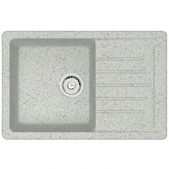 Мойка AGATA 16/Q10 Светло-серый 740x490х210 матовая из искусственного камня - Сантехтрейд - Интернет-магазин сантехники г. Екатеринбург