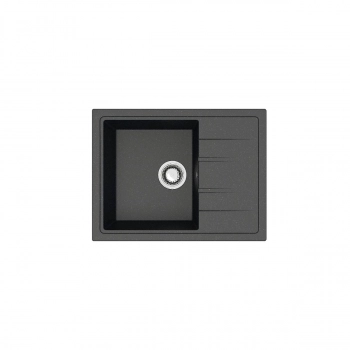 Мойка AGATA 150/Q4 Черный 575x470х200 матовая из искуственного камня - Сантехтрейд - Интернет-магазин сантехники г. Екатеринбург