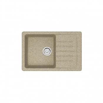 Мойка AGATA 16/Q5 Песочный 740x490х210 матовая из искусственного камня - Сантехтрейд - Интернет-магазин сантехники г. Екатеринбург