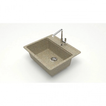 Мойка AGATA 9/Q5 Песочный 570x505х200 матовая из искусственного  камня  - Сантехтрейд - Интернет-магазин сантехники г. Екатеринбург