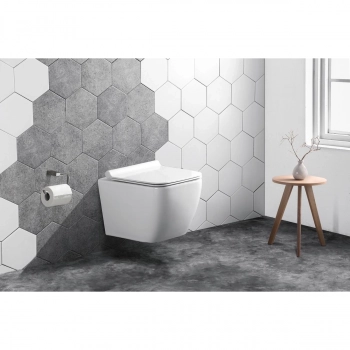 Унитаз подвесной Deep Lake DL-T02 510x365x325 безободковый - Сантехтрейд - Интернет-магазин сантехники г. Екатеринбург