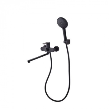 Смеситель для ванны D&K Bayern.F?rth DA1523305 с длинным изливом черный (8) - Сантехтрейд - Интернет-магазин сантехники г. Екатеринбург