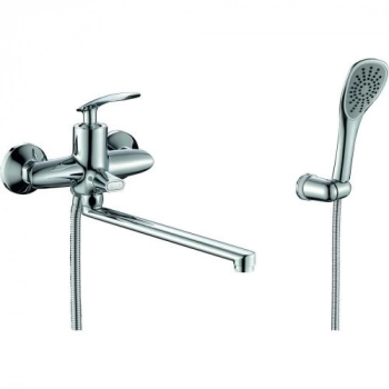 Смеситель для ванны RUSH Island IS6535-51 с длинным изливом хром (10) - Сантехтрейд - Интернет-магазин сантехники г. Екатеринбург