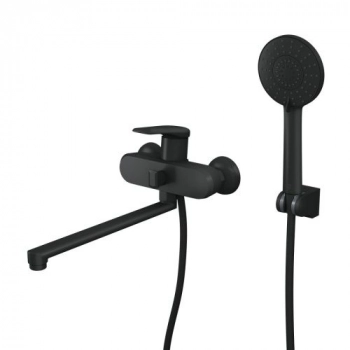 Смеситель для ванны RUSH Nevis NE1735-51black с длинным изливом Черный (8) - Сантехтрейд - Интернет-магазин сантехники г. Екатеринбург