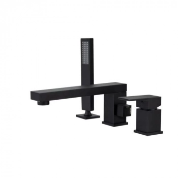 Смеситель на борт ванны D&K Bayern.Liszt DA1514905 черный (8) - Сантехтрейд - Интернет-магазин сантехники г. Екатеринбург