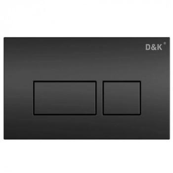 Кнопка механическая двойная D&K Berlin DB1439025 черный - Сантехтрейд - Интернет-магазин сантехники г. Екатеринбург