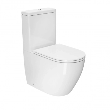 Унитаз-компакт D&K Matrix DT1397016 сиденье микролифт белый 625*385*835 мм  - Сантехтрейд - Интернет-магазин сантехники г. Екатеринбург