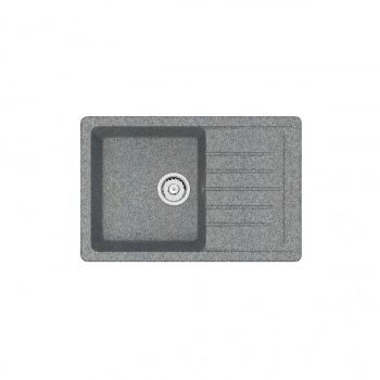 Мойка AGATA 16/Q8 Тёмно-серый 740x490х210 матовая из искусственного камня - Сантехтрейд - Интернет-магазин сантехники г. Екатеринбург