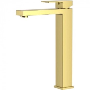 Смеситель для раковины D&K Bayern.Liszt DA1512007 высокий матовое золото (8) - Сантехтрейд - Интернет-магазин сантехники г. Екатеринбург