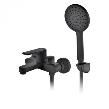 Смеситель для ванны D&K Bayern.F?rth DA1523205 короткий излив черный - Сантехтрейд - Интернет-магазин сантехники г. Екатеринбург