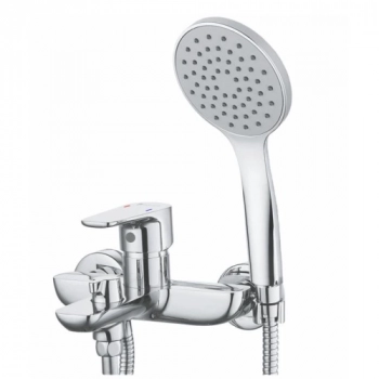 Смеситель для ванны и душа GROSS AQUA 2515288C Spase, с коротким изливом - Сантехтрейд - Интернет-магазин сантехники г. Екатеринбург